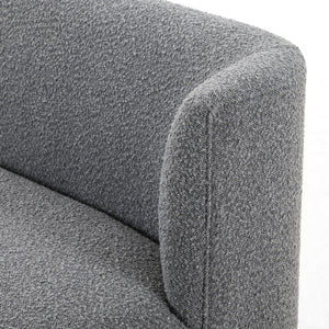 Krista Dining Bench In Knoll Charcoal
