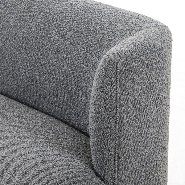 Krista Dining Bench In Knoll Charcoal