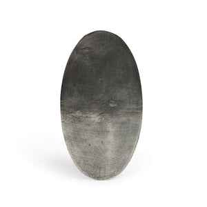 Flores Cast Aluminum Oval Coffee Table - Nickle