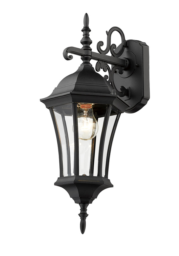 Wakefield Outdoor Wall Light in Black Finish