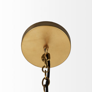 Campanile 16.0L x 16.0W x 27.0H Brown Whicker Pendant Light