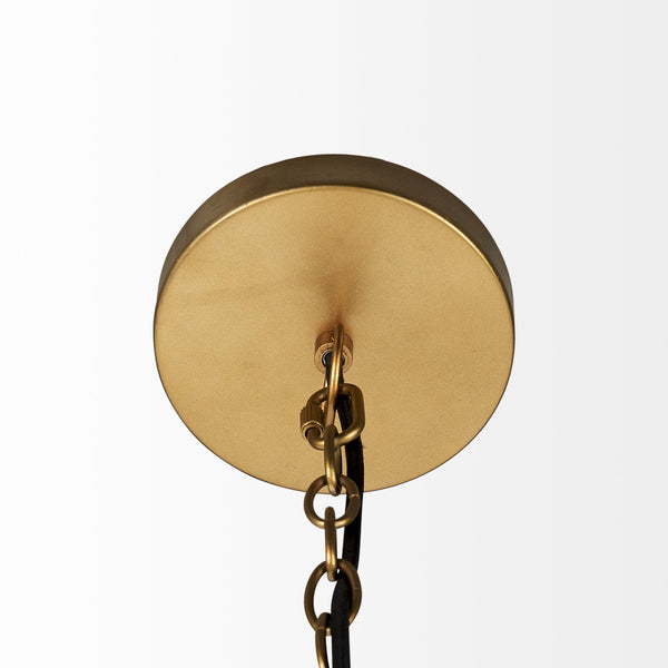 Campanile 16.0L x 16.0W x 27.0H Brown Whicker Pendant Light
