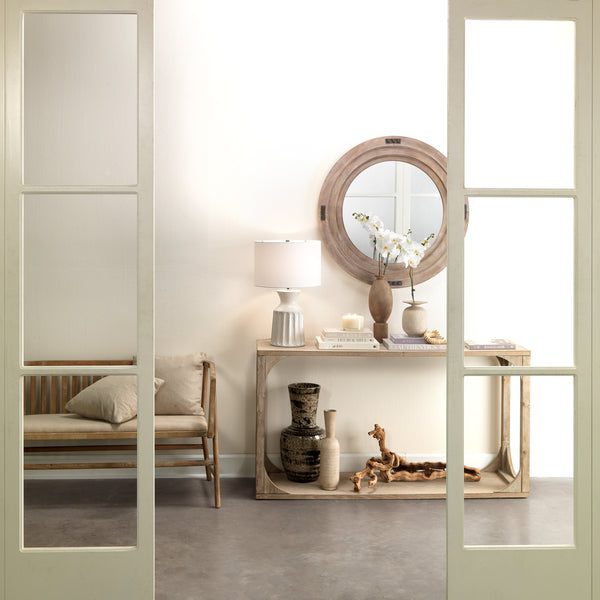 Grayson Wood Settee