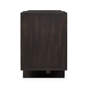 Fisher Media Console in Smoked Black Veneer'