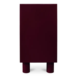 Moe's Jolene 6-Drawer Dresser in Deep Red
