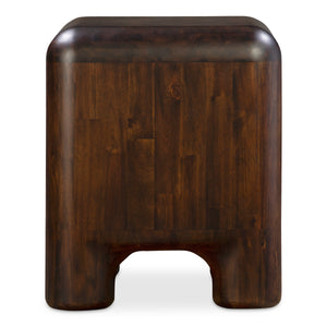 Moe's Rowan Nightstand Dark Brown Acacia