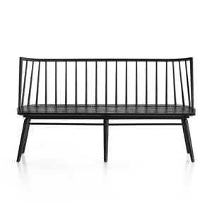 Lewis Dining Bench - Black Oak