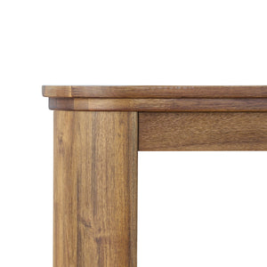 Wilmington KD 79" Dining Table, Brushed Brown 