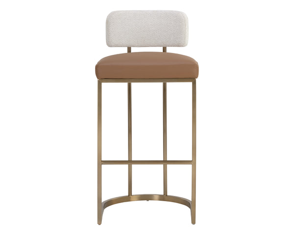 LARISSA BARSTOOL - NAPA COGNAC / RHEA LIGHT BARLEY