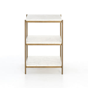Felix Nightstand in ANTIQUE BRASS