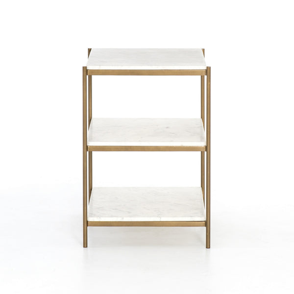 Felix Nightstand in ANTIQUE BRASS
