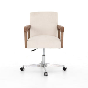 Reuben Traditional Desk Chair In Harbor Natural
