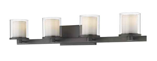 Schema 4 Light Vanity in Bronze Finish