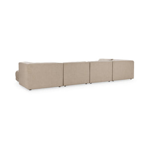Adalynne Upholstered Sectional in Buttermilk