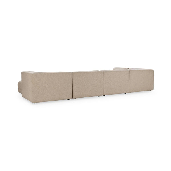 Adalynne Upholstered Sectional in Buttermilk