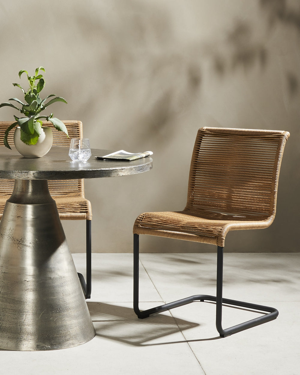 Grover Outdoor Dining Chair In Natural