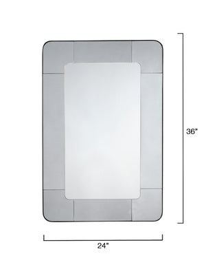 Elemental Antique Mercury Glass Wall Mirror, Small