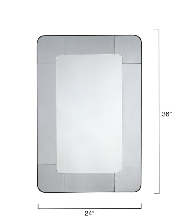 Elemental Antique Mercury Glass Wall Mirror, Small