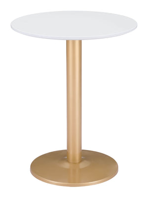 Alto Bistro Table White & Gold
