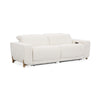 Darrow Upholstered Power Recliner Sofa with USB Ports - Ivory