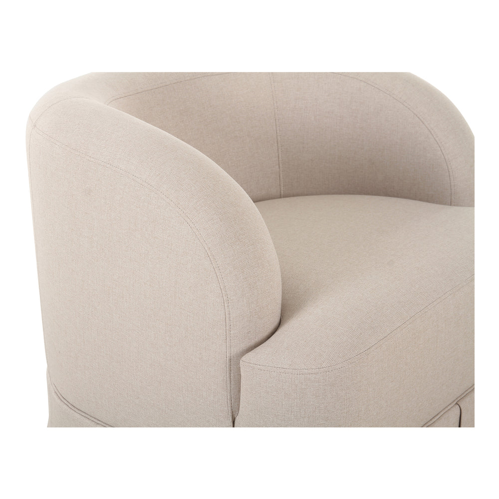 Moe's Maren Swivel Chair in Beige