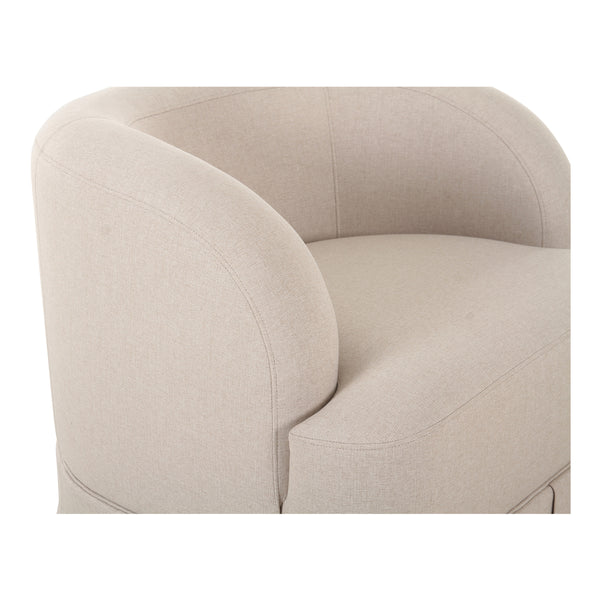 Moe's Maren Swivel Chair in Beige