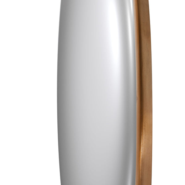 Convex Wall Mirror - Vintage Brass
