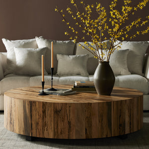 Hudson Large Coffee Table In Spalted Primav