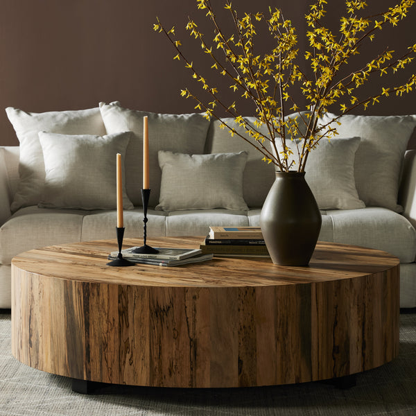 Hudson Large Coffee Table In Spalted Primav