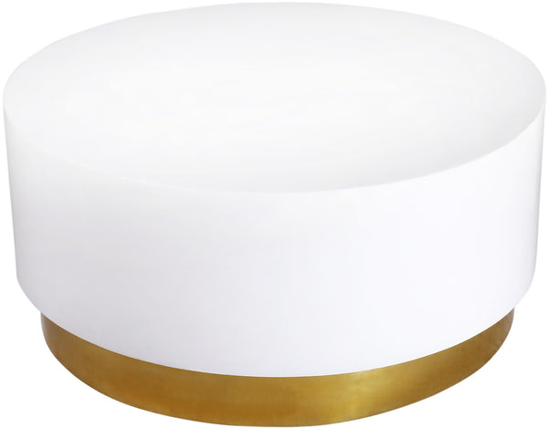 Max Coffee Table In White/Gold