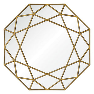 Deloro Mirror In Gold