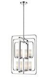 Aideen 8 Light Pendant in Chrome Finish