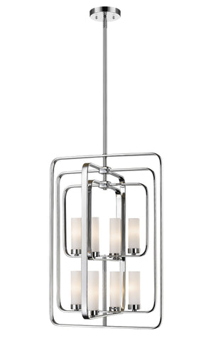 Aideen 8 Light Pendant in Chrome Finish