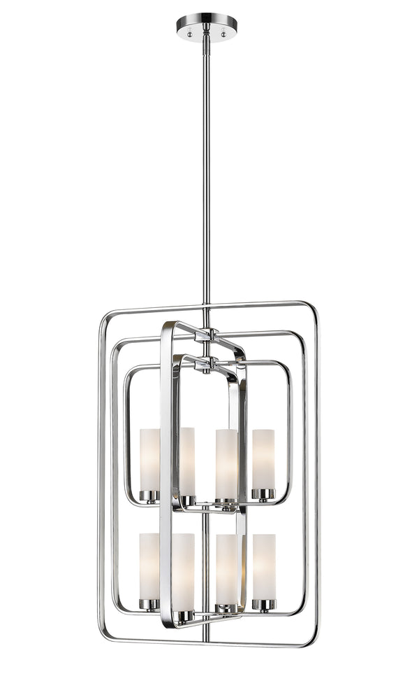 Aideen 8 Light Pendant in Chrome Finish