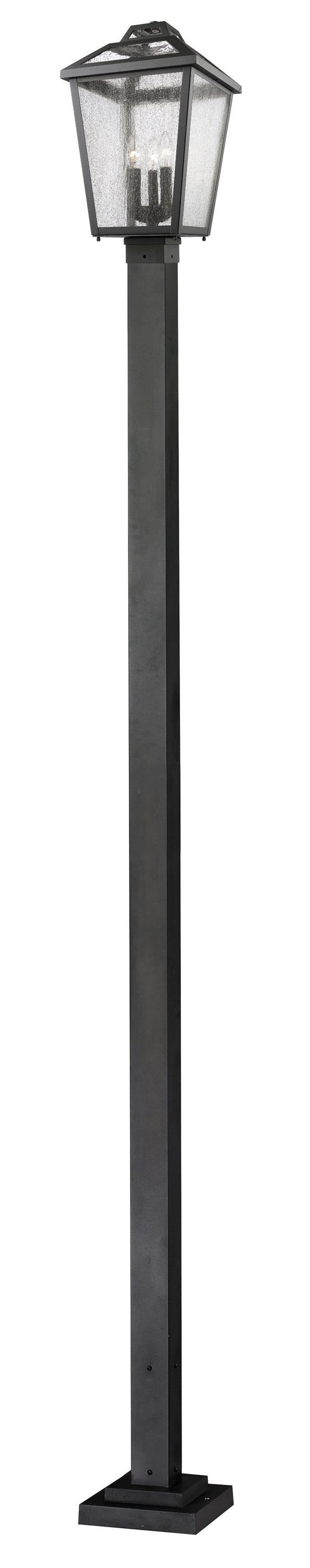 Bayland 3 Light Outdoor Post Light in Oil Rubbed Bronze Finish