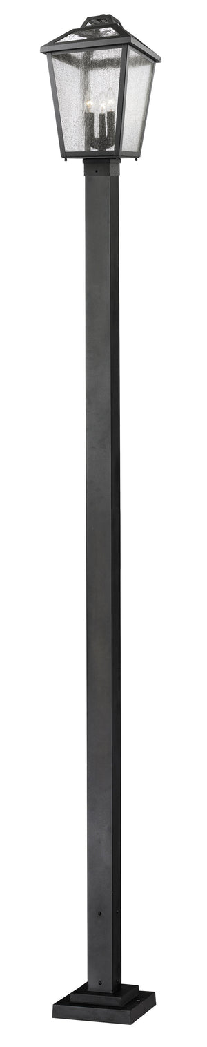 Bayland 3 Light Outdoor Post Light in Oil Rubbed Bronze Finish