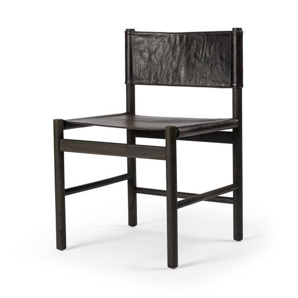 Kena Dining Chair In Charcoal Parawood