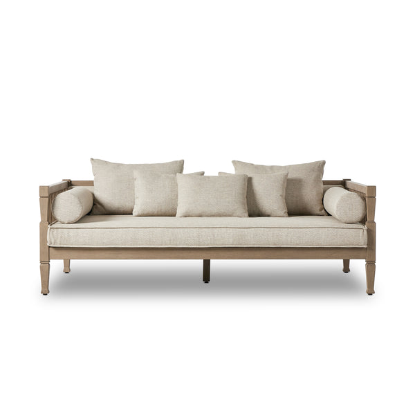 Amero Outdoor Sofa In 86" In Washed Brown In Fsc