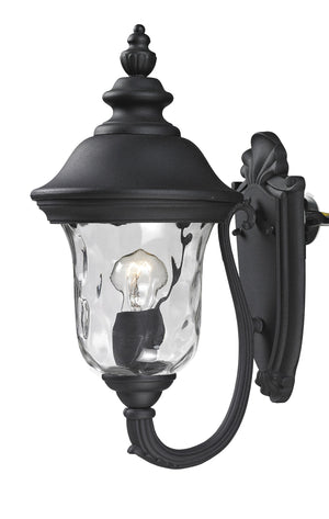 Armstrong Outdoor Wall Light in Black Finish