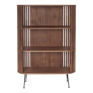 Moe's Henrich Bookshelf in Solid Walnut