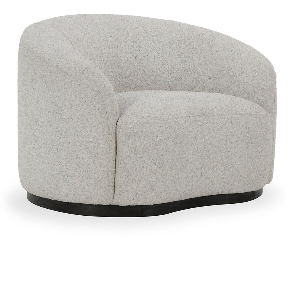 Beverly Upholstered Swivel Chair - Coastal Breeze