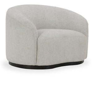 Beverly Upholstered Swivel Chair - Coastal Breeze