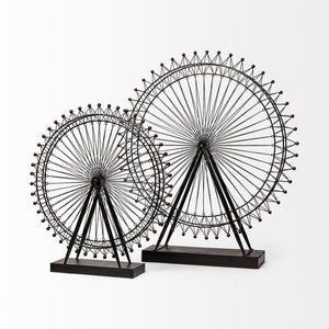 London Eye 3L x 25W Black Metal London Eye Replica