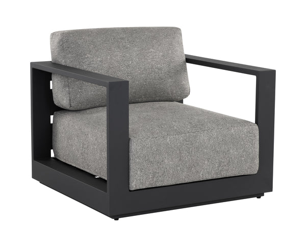 TAVIRA ARMCHAIR - CHARCOAL - LANIKAI SALT AND PEPPER
