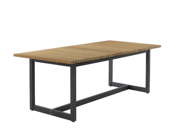 GENEVE EXTENSION DINING TABLE - NATURAL - 83" to 107"