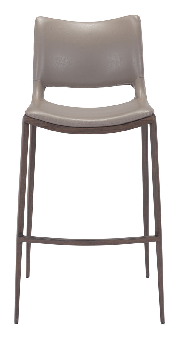 Ace Barstool (Set of 2) Brown & Walnut