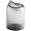 Small Oxtail Vase in Clear