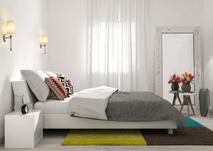 Mila 1 Light Wall Sconce in Polished Nickel Finish