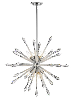 Soleia 8 Light Chandelier in Chrome  Finish
