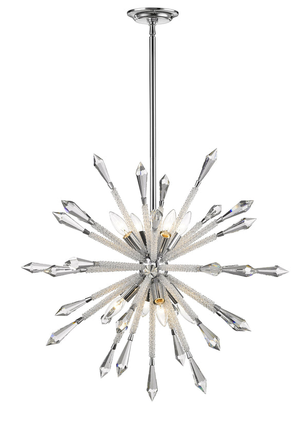Soleia 8 Light Chandelier in Chrome  Finish